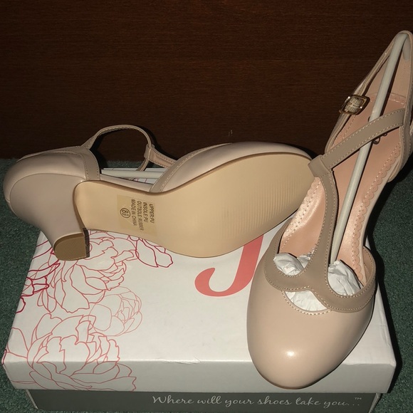 Journey + Crew T-strap Mary Jane Pumps - Picture 4 of 6